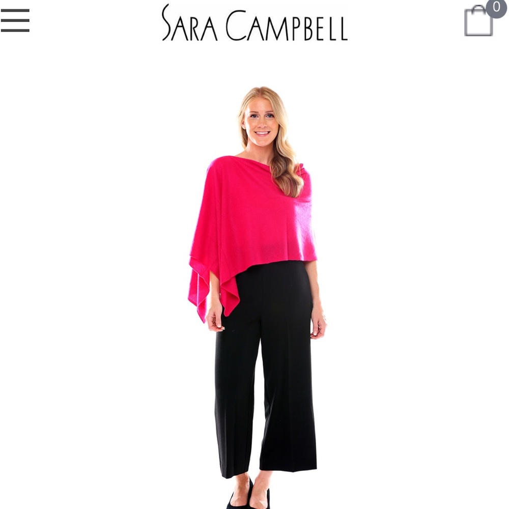 Cashmere poncho